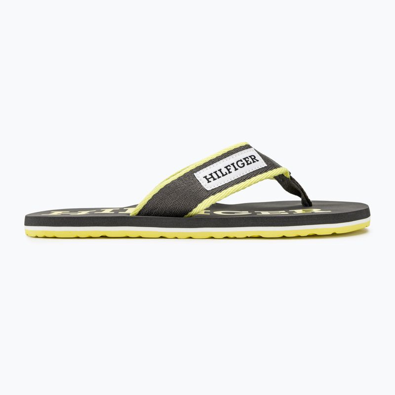 Pánské žabky Tommy Hilfiger Patch Beach Sandal dark ash 2