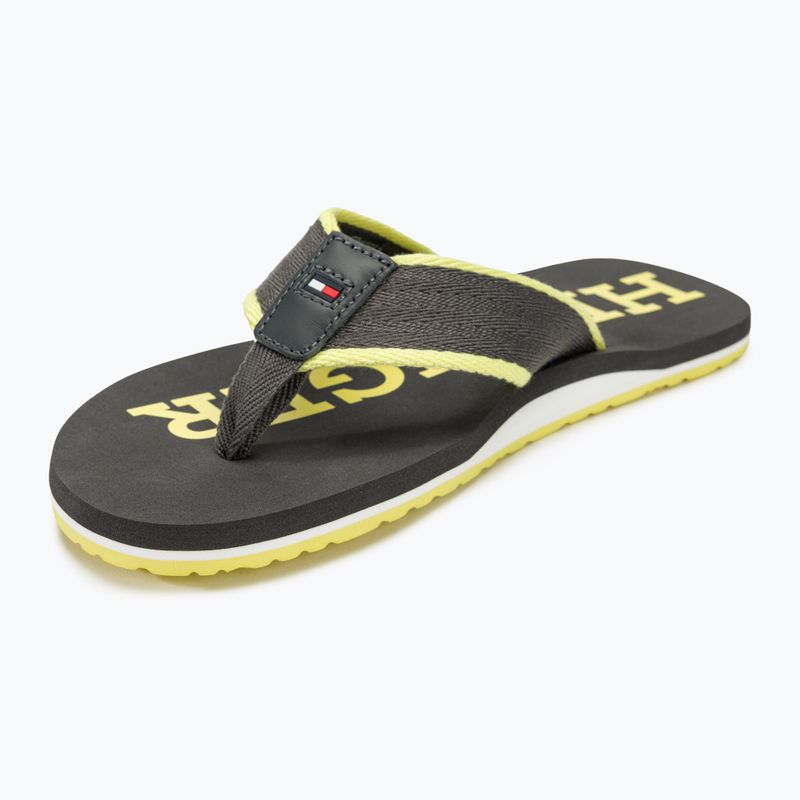 Pánské žabky Tommy Hilfiger Patch Beach Sandal dark ash 7