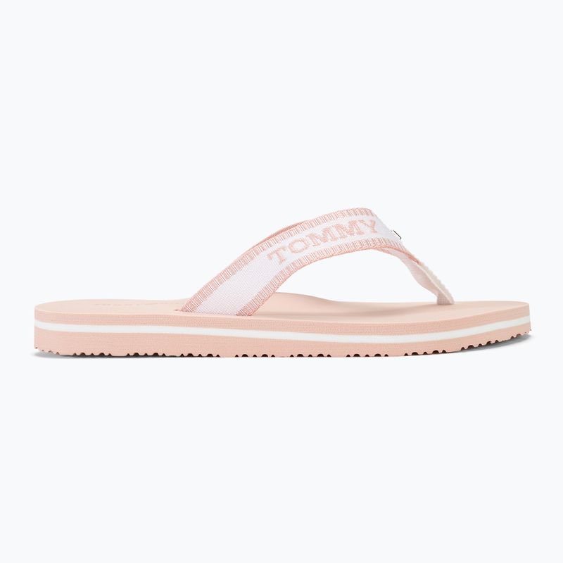 Dámské nazouváky  Tommy Hilfiger Webbing Pool Slide 0LA ecru/whimsical pink 2