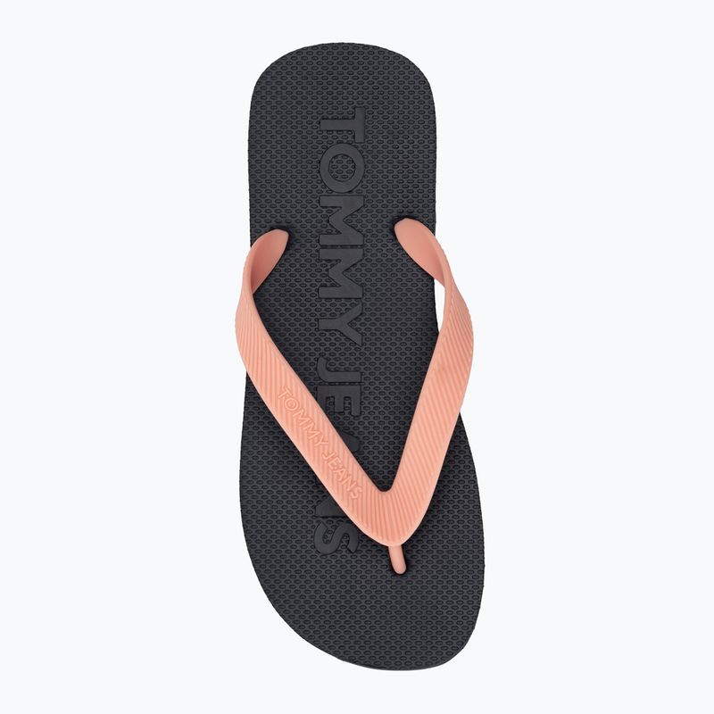 Dámské žabky  Tommy Jeans Logo Flip Flop tickled pink 5