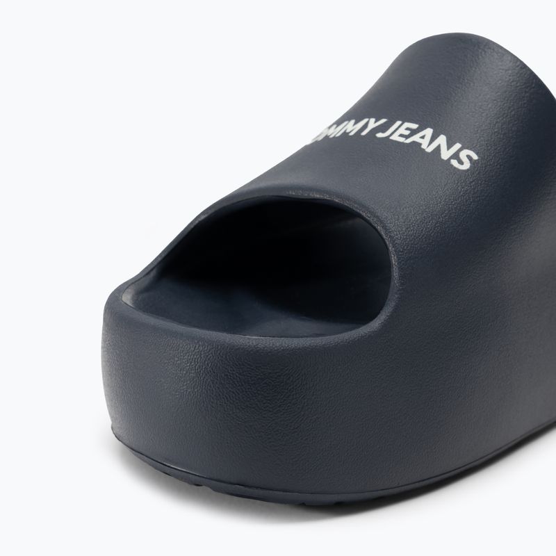 Dámské nazouváky   Tommy Jeans Chunky Flatform Slide dark night navy 7