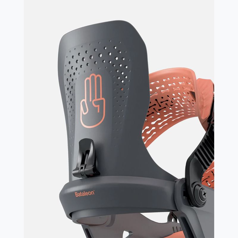 Dámské snowboardové vázání Bataleon Donna HW black peach 4
