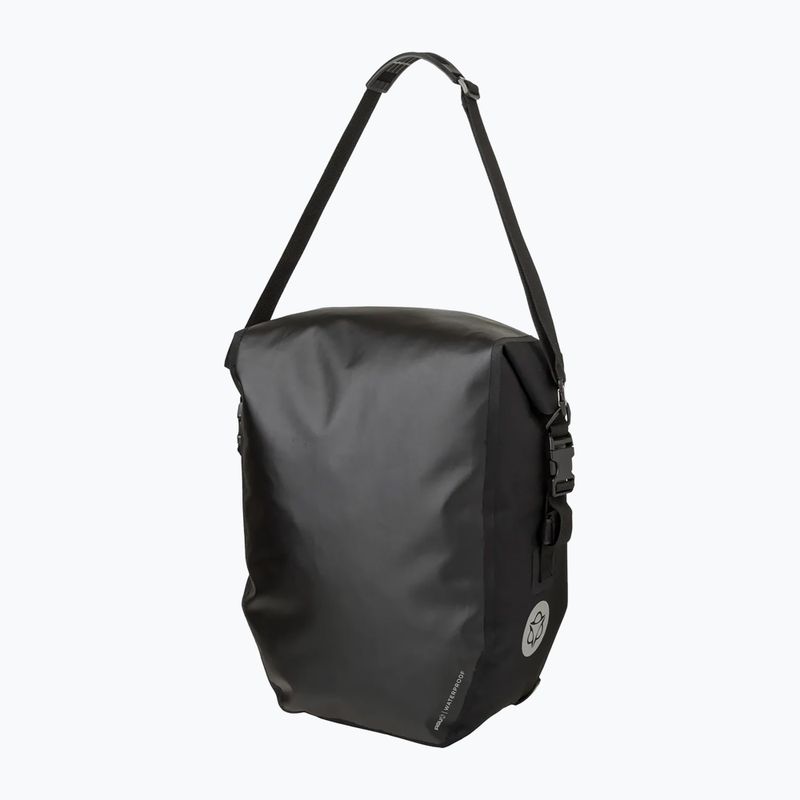 Brašna na kolo AGU Clean Single Click'nGo M 17 l black 2