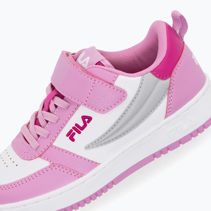 Dětské boty  FILA Rega Nf Velcro white/moonlite mauve 4