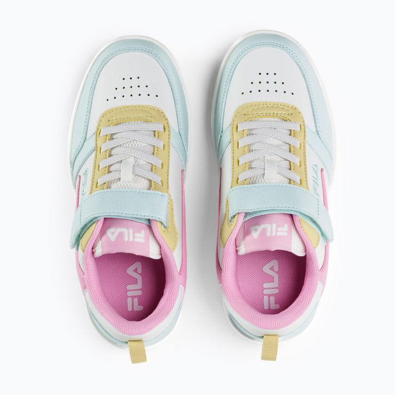 Dětské boty FILA Rega Nf Velcro soothing sea/prism pink 5