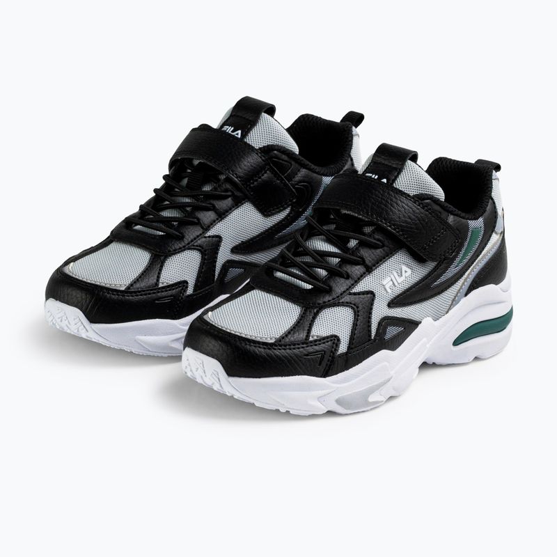 Dětské boty FILA Madrun Velcro black/posy green 2