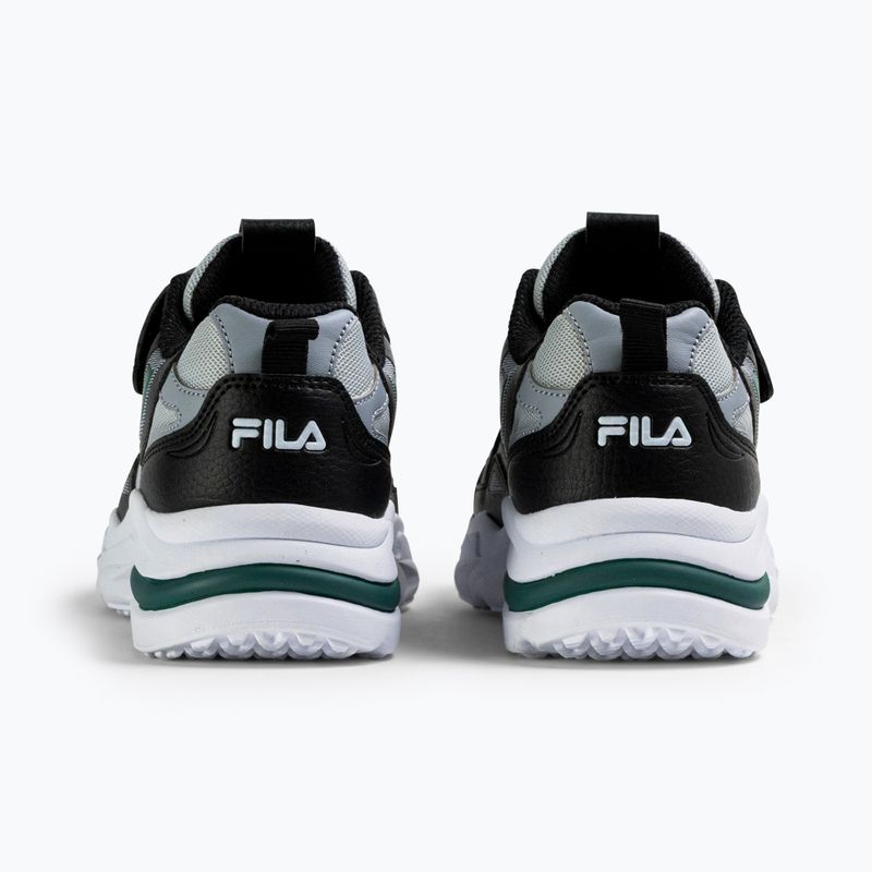 Dětské boty FILA Madrun Velcro black/posy green 3