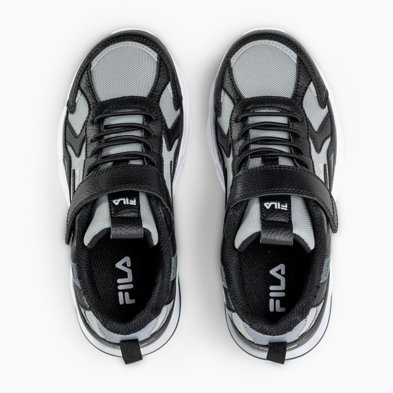 Dětské boty FILA Madrun Velcro black/posy green 5