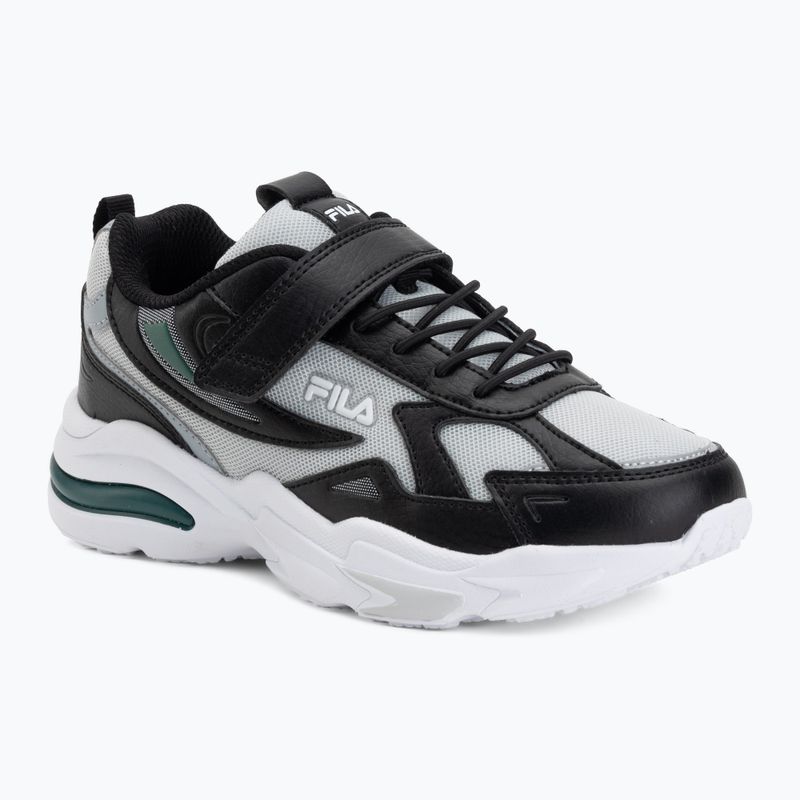 Dětské boty FILA Madrun Velcro black/posy green