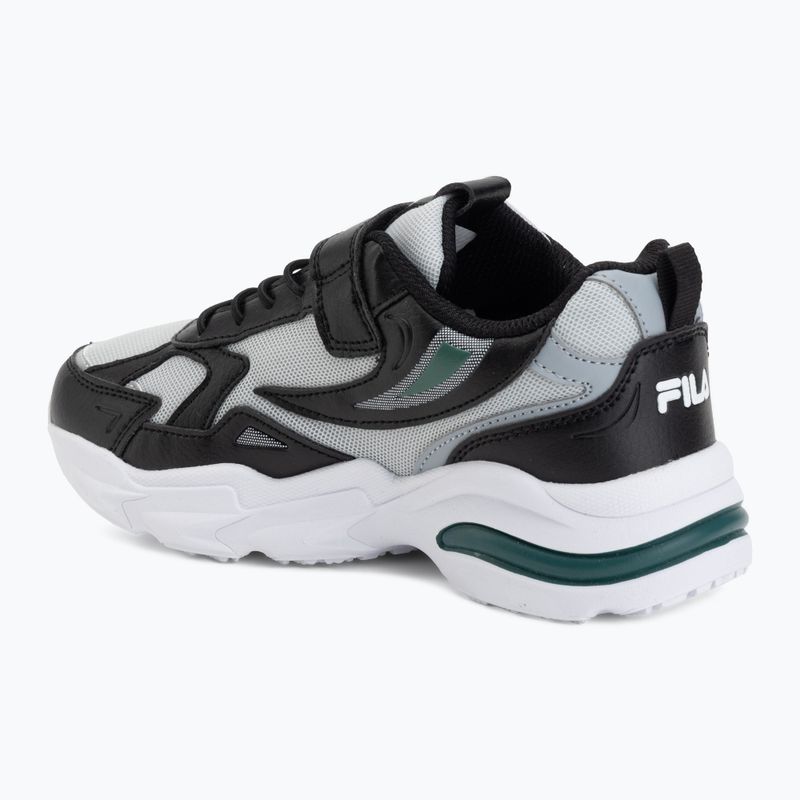 Dětské boty FILA Madrun Velcro black/posy green 3