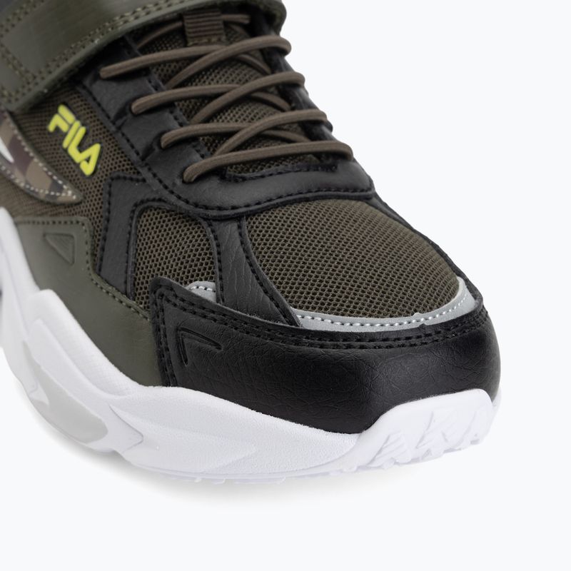 Dětské boty FILA Madrun Velcro olive night 7