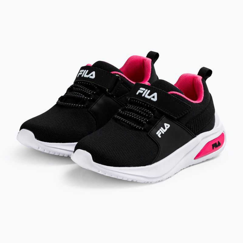 Dětské boty FILA Madrun Velcro black/sangria sunset 2