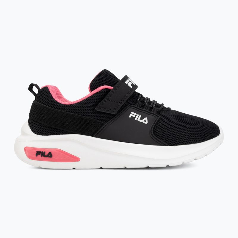 Dětské boty FILA Madrun Velcro black/sangria sunset 2