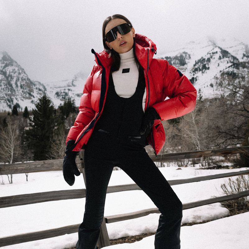 Dámská lyžařská bunda Nikkie Nafferton racing red 9