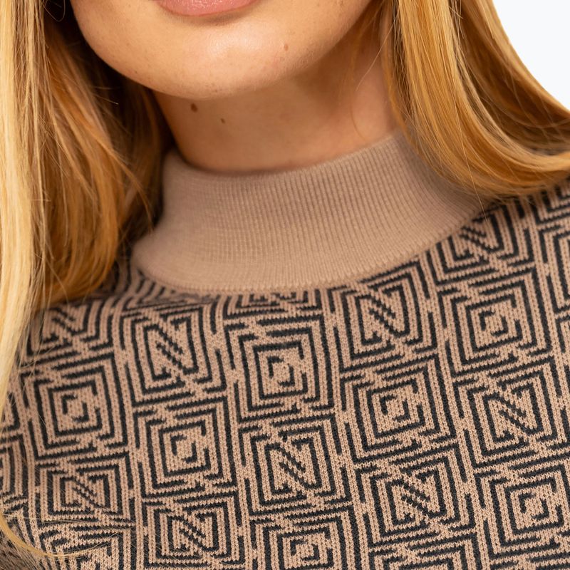 Dámská lyžařská mikina Nikkie Narrows Pull camel 3