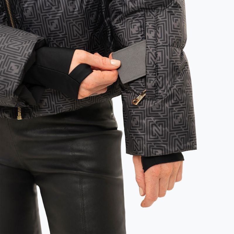 Dámská lyžařská bunda Nikkie Newport Logo black 3