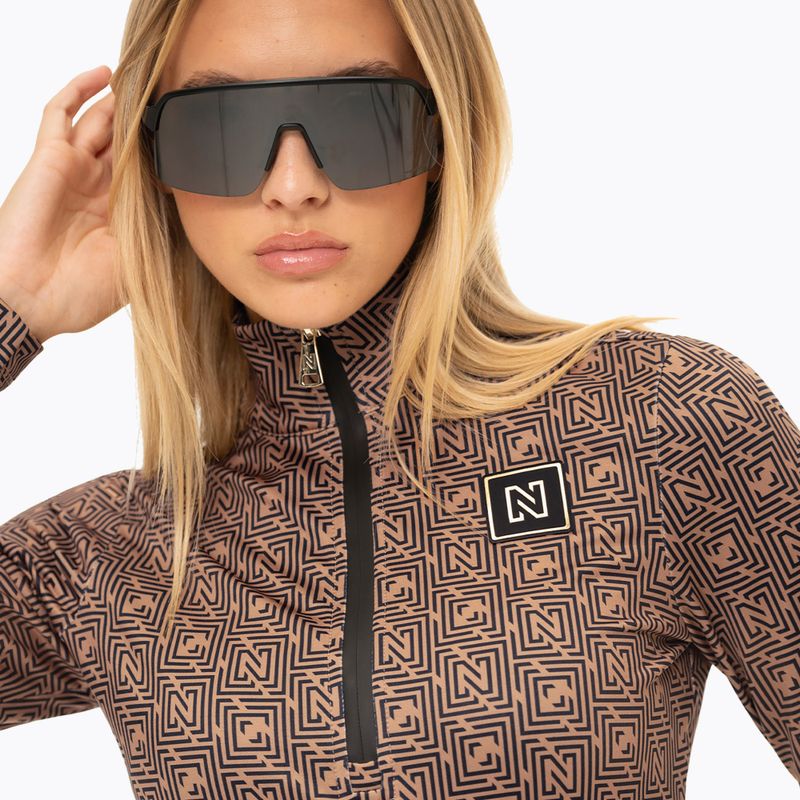 Dámská lyžařská mikina Nikkie Nantes Logo Ski Pully camel 2