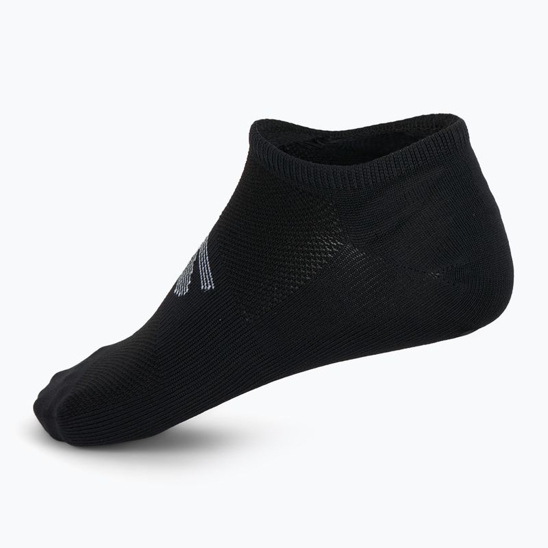 Pánské ponožky SKECHERS Microfiber Non Terry No Show 3 páry black/white 3