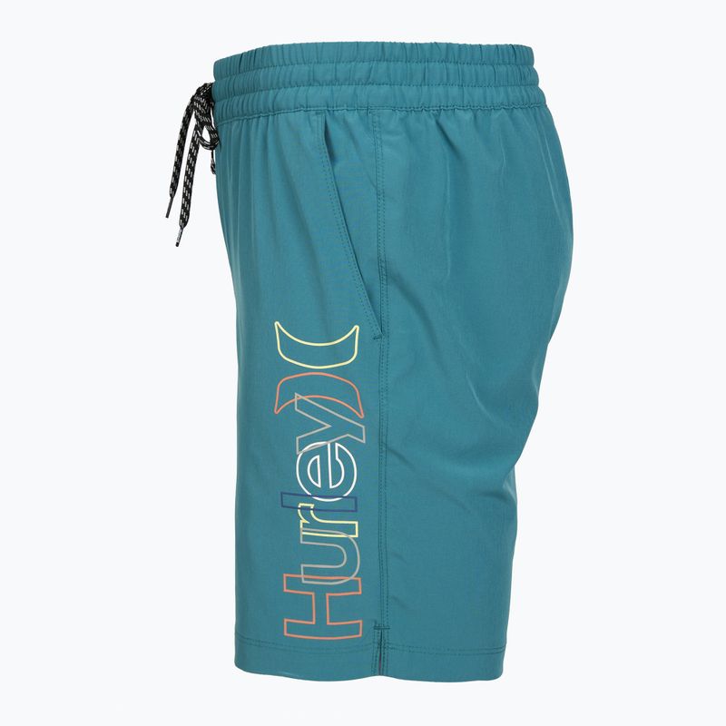Pánské koupací šortky Hurley Crossover Volley Swim Short Sky/Pewter 3