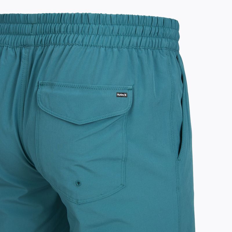 Pánské koupací šortky Hurley Crossover Volley Swim Short Sky/Pewter 4