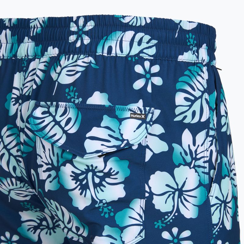 Pánské koupací šortky Hurley Colorado Volley Swim Short blue/black 4