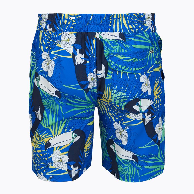 Pánské koupací šortky Hurley Cuba Volley Swim Short Blue 2