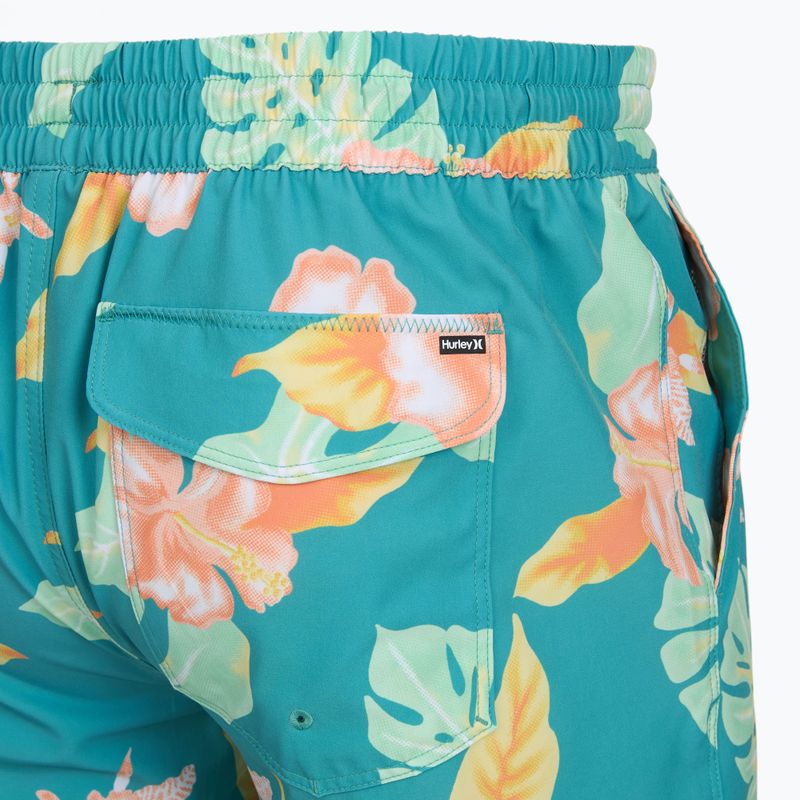 Pánské koupací šortky Hurley El Cap Volley Swim Short Pro Blue 4