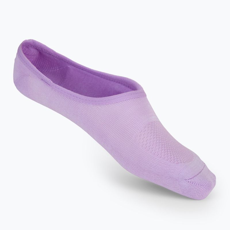 Dámské ponožky SKECHERS Non Terry No Show Liner 3 páry white/purple 4