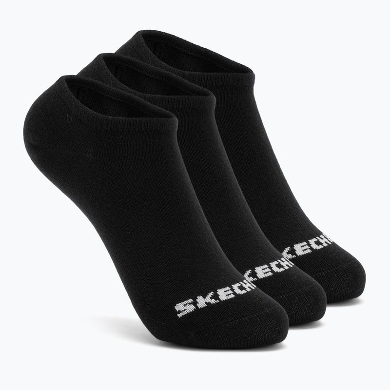 Dětské ponožky SKECHERS Non Terry No Show 3 páry black