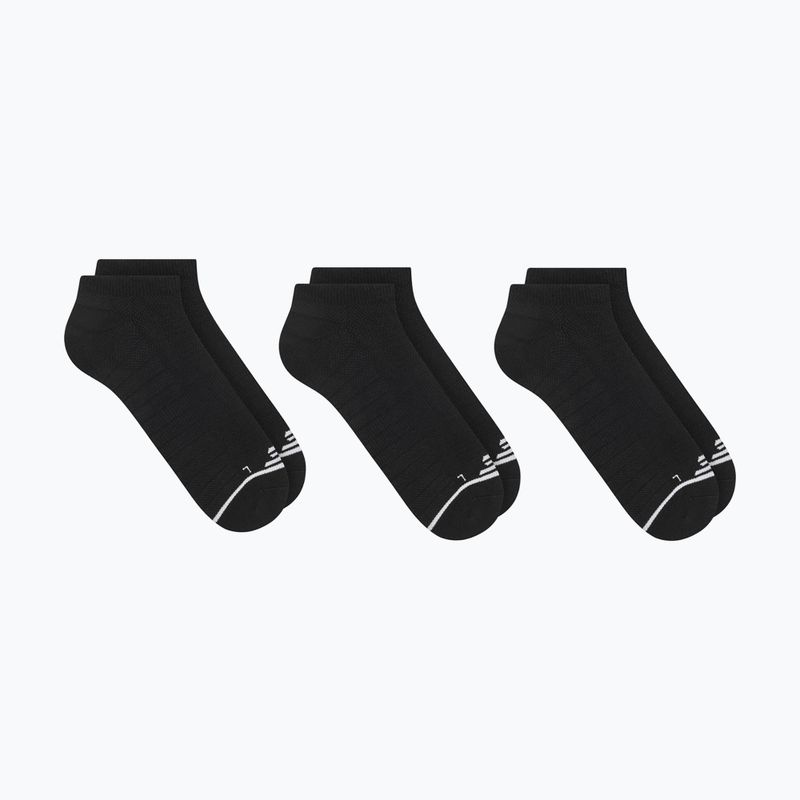 Pánské ponožky SKECHERS 1/2 Terry No Show 3 páry black 4