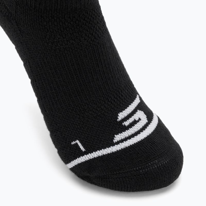 Dámské ponožky SKECHERS 1/2 Terry No Show 3 páry black 4