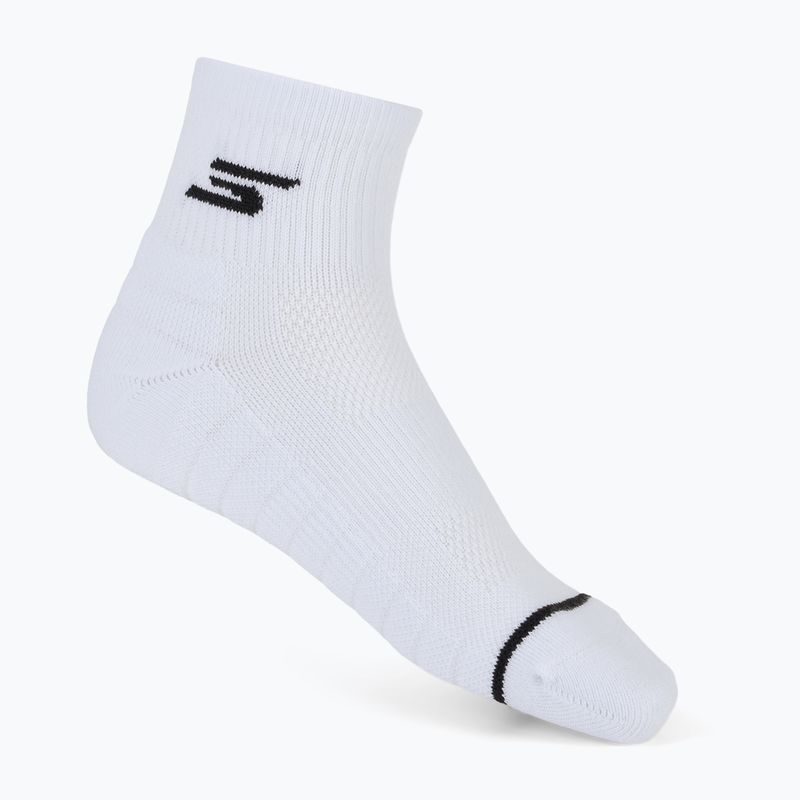 Pánské ponožky SKECHERS 1/2 Terry Qtr Crew 3 páry white tradiční 2