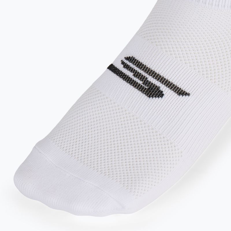 Pánské ponožky SKECHERS Microfiber Non Terry No Show 3 páry white tradiční 4
