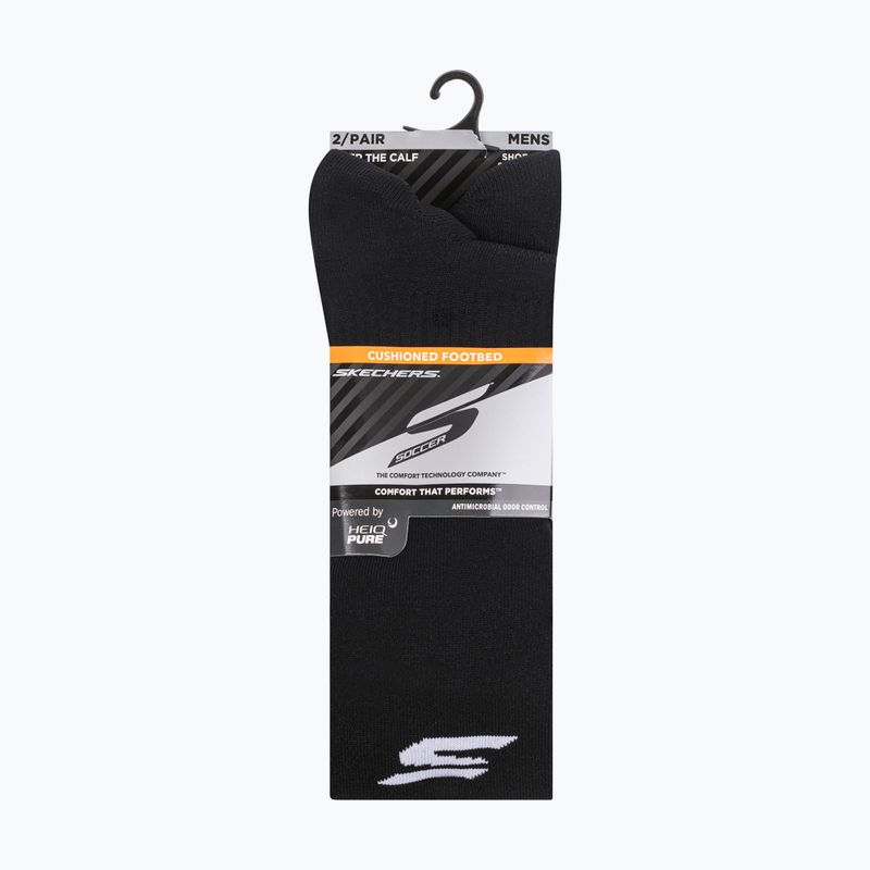 Pánské ponožky SKECHERS 1/2 Terry Over The Knee 2 páry black 2