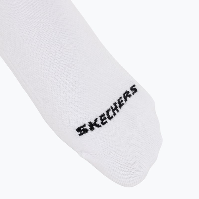 Ponožky SKECHERS Non Terry Low Cut white/grey 7