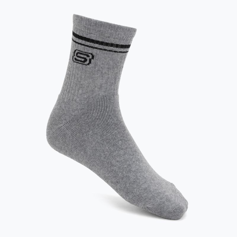 Ponožky SKECHERS Full Terry Low Crew grey/green 3
