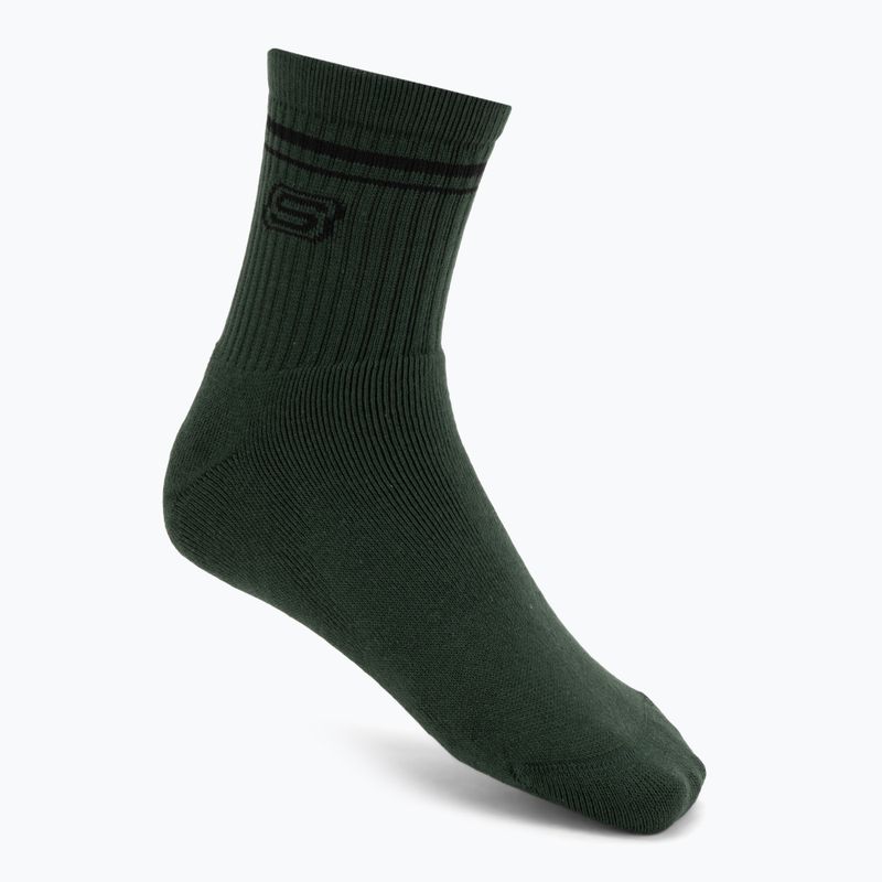 Ponožky SKECHERS Full Terry Low Crew grey/green 4