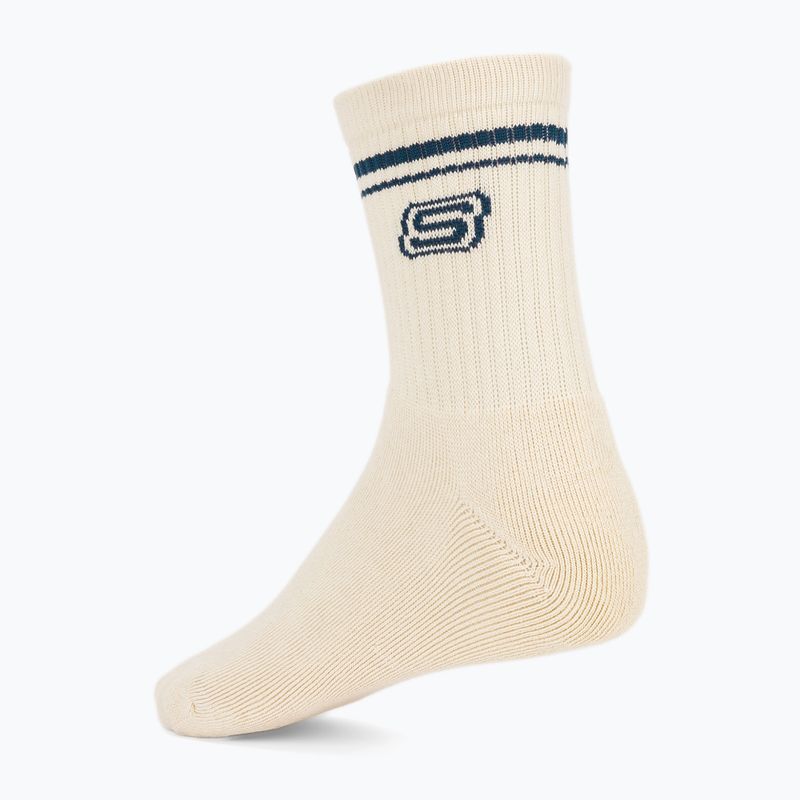Ponožky SKECHERS Full Terry Low Crew white/blue 5