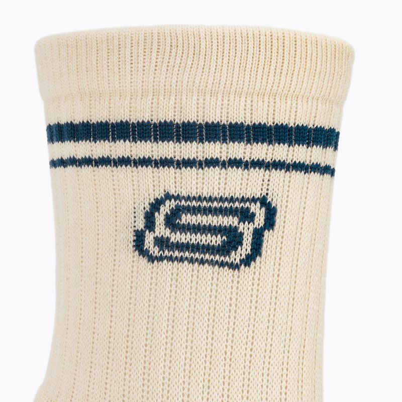 Ponožky SKECHERS Full Terry Low Crew white/blue 6