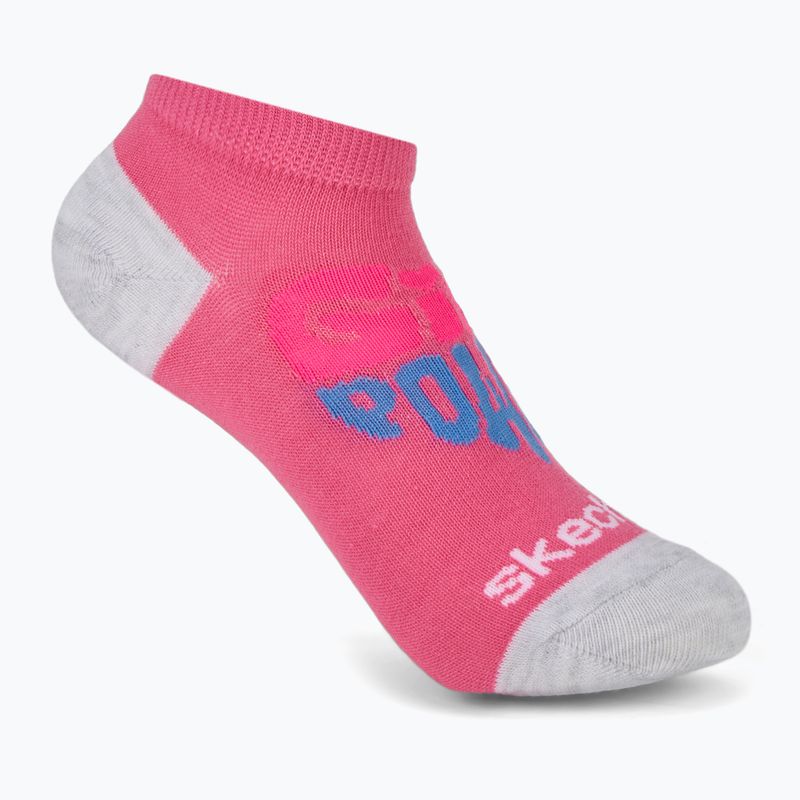 Dětské ponožky SKECHERS Non Terry Low Cut 6 párů purple 7