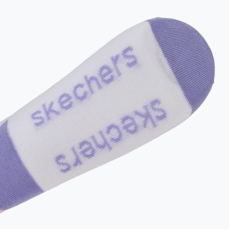 Dětské ponožky SKECHERS Non Terry Crew 3 páry purple 7