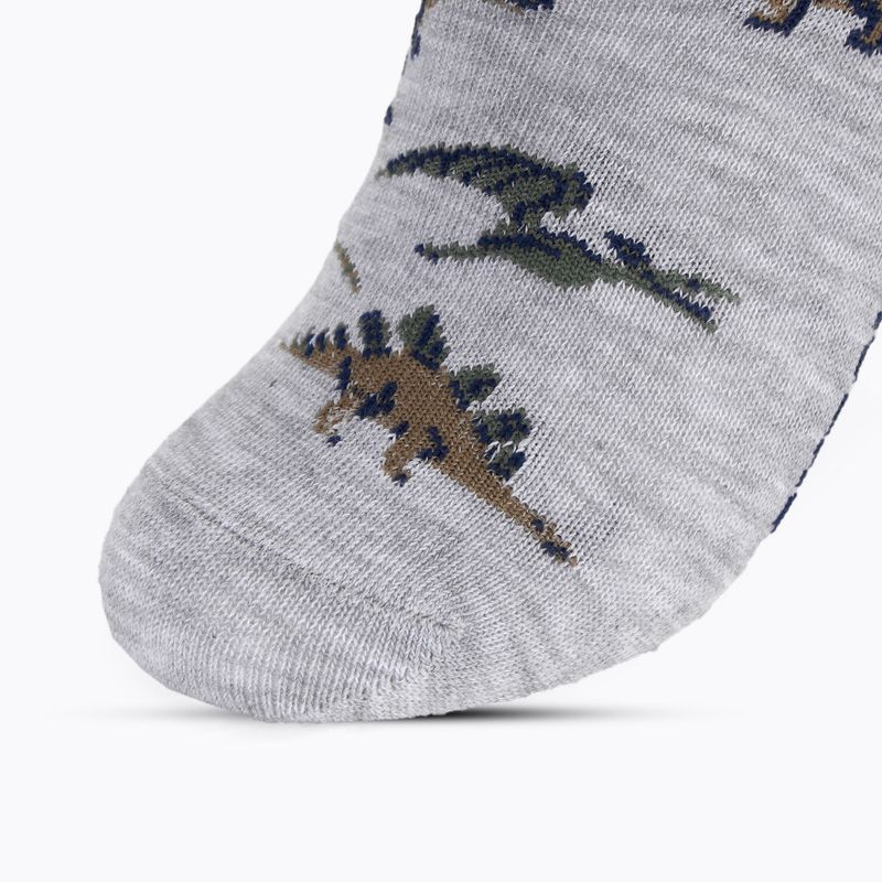 Dětské ponožky SKECHERS 1/2 Terry Low Cut 6 párů olive 4