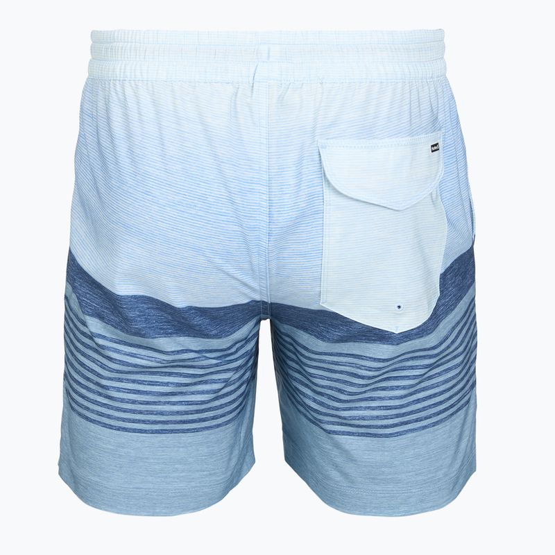 Pánské koupací šortky Hurley Epic Ombre Volley Swim Short blue/white 2