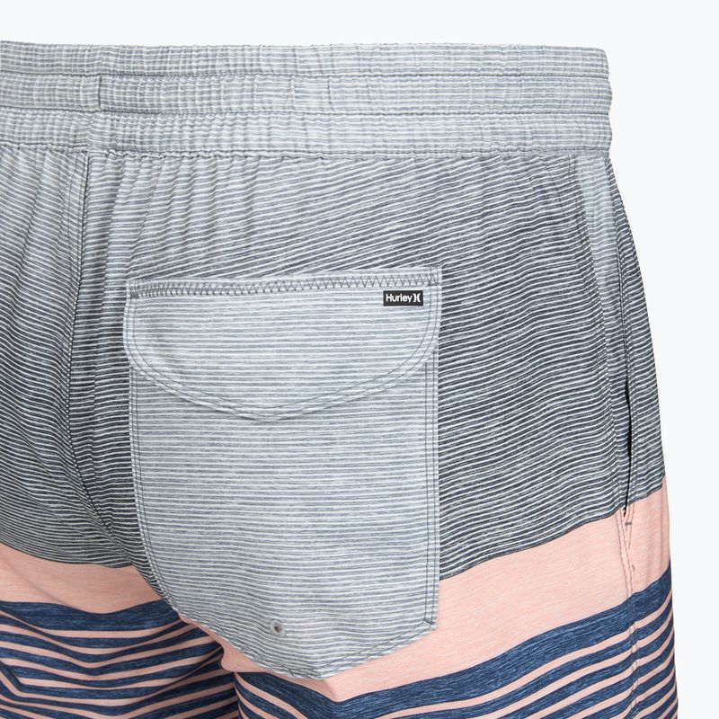 Pánské koupací šortky Hurley Epic Ombre Volley Swim Short Industrial Blue 4