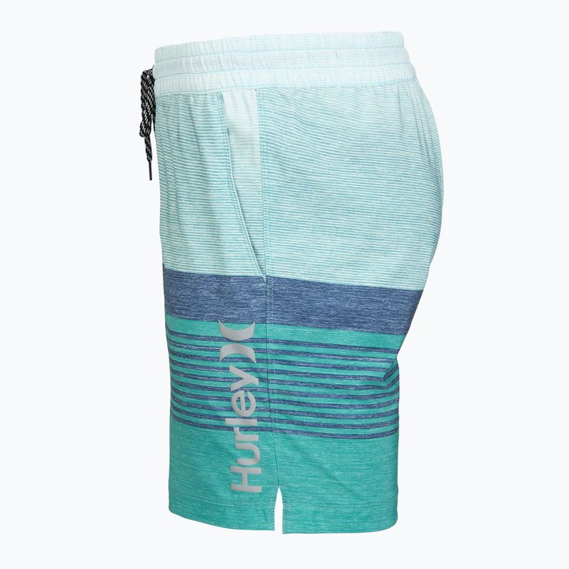 Pánské koupací šortky Hurley Epic Ombre Volley Swim Short Teal Tint 3