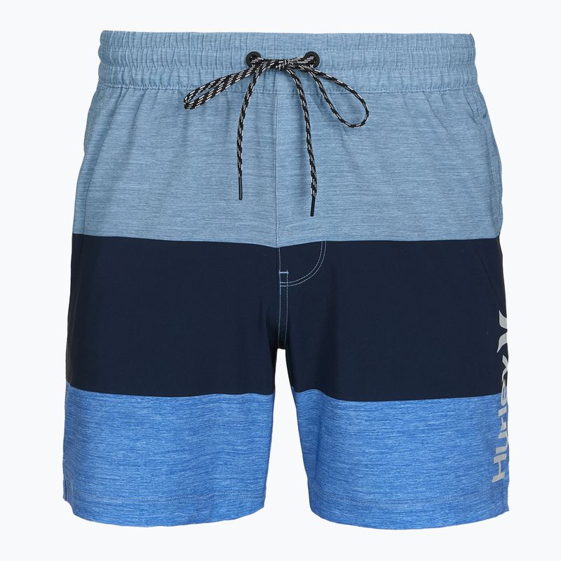 Pánské koupací šortky Hurley Color Blocked Volley Swim Short Baby Blue