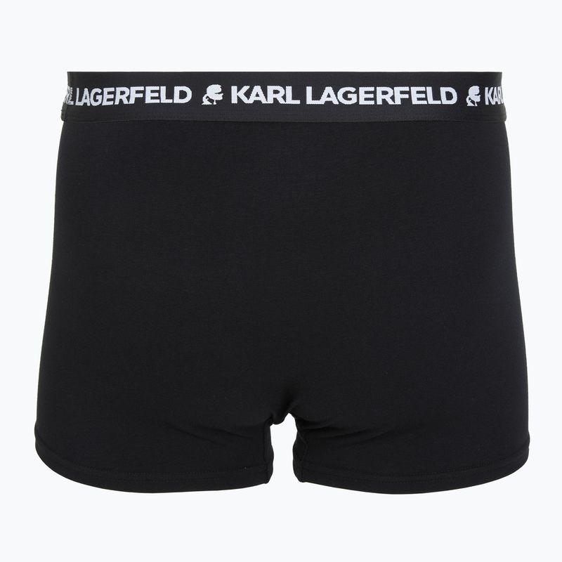 Pánské boxerky KARL LAGERFELD Logo Trunk 7 párů black 3