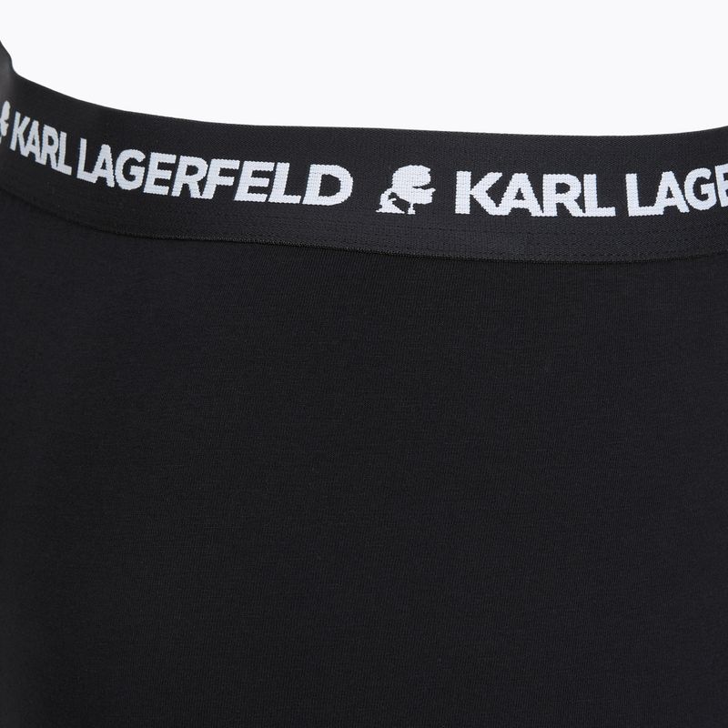 Pánské boxerky KARL LAGERFELD Logo Trunk 7 párů black 4