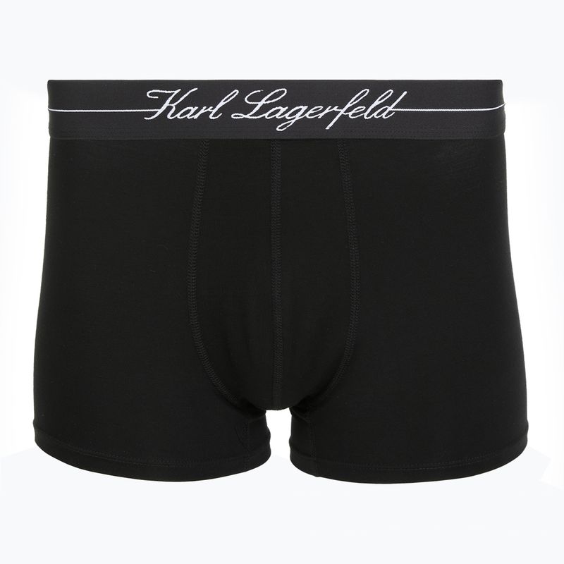 Pánské boxerky KARL LAGERFELD Hotel Karl Lyocell Trunk 3 páry black 2