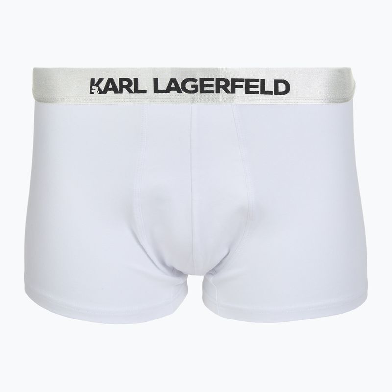 Pánské boxerky KARL LAGERFELD Elastic Trunk 3 páry black/white/grey 2